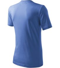 Detské tričko Basic Malfini azúrovo modrá