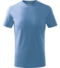 Detské tričko Basic Malfini nebesky modrá