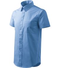 Pánska košeľa Shirt short sleeve Malfini nebesky modrá