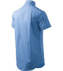 Pánska košeľa Shirt short sleeve Malfini nebesky modrá