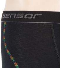 Pánske funkčné trenky MERINO AIR Sensor čierna