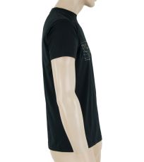 Pánske funkčné tričko COOLMAX FRESH PT TRACK Sensor čierna