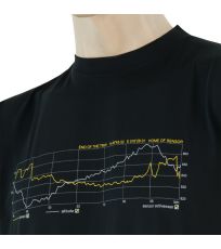 Pánske funkčné tričko COOLMAX FRESH PT TRACK Sensor čierna