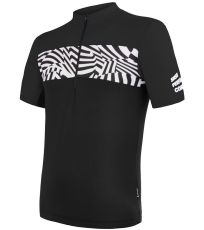 Pánsky cyklistický dres CYKLO MILES Sensor čierna