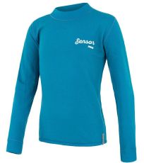 Detské funkčné obojstranné tričko dl. rukáv MERINO DF LOGO Sensor