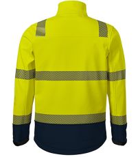 Unisex softshellová reflexná bunda HV Drop RIMECK reflexná žltá
