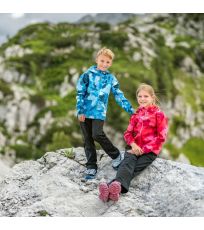 Detská membránová softshellová bunda EZORO ALPINE PRO ružová