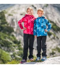 Detská membránová softshellová bunda EZORO ALPINE PRO ružová