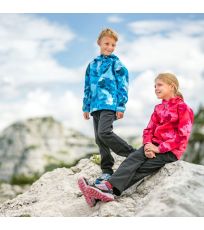 Detská membránová softshellová bunda EZORO ALPINE PRO ružová