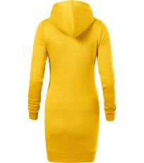 Dámske mikinové šaty Snap Malfini žltá