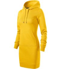 Dámske mikinové šaty Snap Malfini žltá