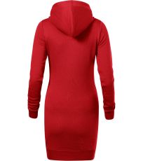 Dámske mikinové šaty Snap Malfini červená