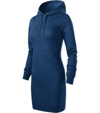 Dámske mikinové šaty Snap Malfini polnočná modrá
