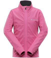 Detská softshell bunda TECHNICO 2 ALPINE PRO ružová