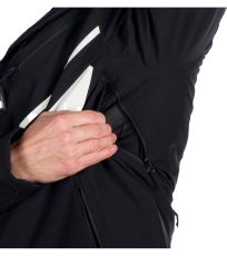Pánska lyžiarska bunda EARL NORTHFINDER čierna biela