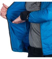 Pánska hybridná outdoorová bunda DON NORTHFINDER modrá-čierna