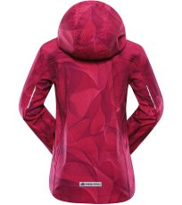 Detská softshell bunda HOORO ALPINE PRO cabaret