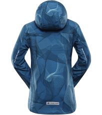 Detská softshell bunda HOORO ALPINE PRO vallarta blue