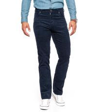 Pánske menčestrové nohavice Jeans Wrangler Manžester tm. Modrá