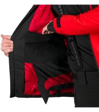 Pánska lyžiarska bunda BALINT NORTHFINDER červená-čierna