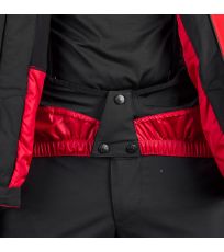 Pánska lyžiarska bunda BALINT NORTHFINDER červená-čierna