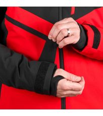 Pánska lyžiarska bunda BALINT NORTHFINDER červená-čierna