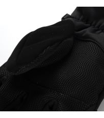 Unisex lyžiarske softshellové rukavice KAHUG ALPINE PRO čierna