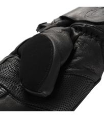 Unisex lyžiarske kožené rukavice LOLRE ALPINE PRO čierna