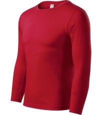 Unisex tričko Progress LS Piccolio červená