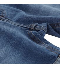 Dámske jeansové šortky GERYGA ALPINE PRO tmavá oceľovomodrá