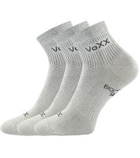 Športové slabé ponožky - 3 páry Boby VoXX® svetlo šedá