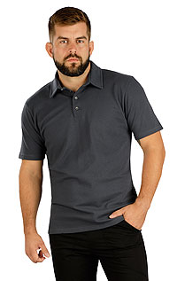 Pánske polo tričko 7D256 LITEX tmavo šedá