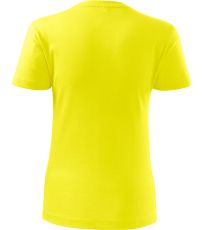 Dámske tričko Classic New Malfini citrónová