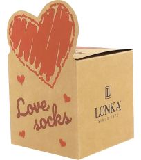 Ponožky pre zamilovaných Darling Lonka čierna