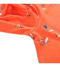 Detské funkčné tričko AMADO ALPINE PRO tmavo oranžová