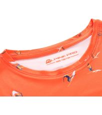 Detské funkčné tričko AMADO ALPINE PRO tmavo oranžová