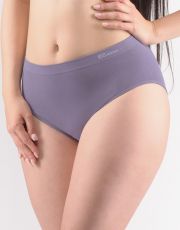 Nohavičky klasické vo väčších veľkostiach 01002P GINA dymová-biela