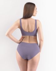 Nohavičky klasické vo väčších veľkostiach 01002P GINA dymová-biela