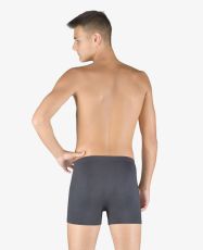 Pánske boxerky s kratšou nohavičkou 73129P GINA tm.sivá, olivová