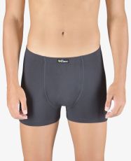 Pánske boxerky s kratšou nohavičkou 73129P GINA tm.sivá, olivová