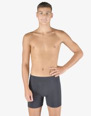 Páske boxerky s dlhšou nohavičkou 74160P GINA tm. šedá