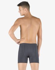 Páske boxerky s dlhšou nohavičkou 74160P GINA tm. šedá