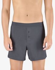 Pánske voľné trenírky 75195P GINA tm. šedá