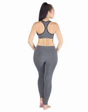 Unisex legíny dlhé 95031P GINA Šedá-biela