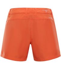 Dámske šortky CUOMA 2 ALPINE PRO tmavo oranžová
