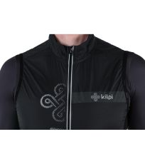 Pánska cyklistická vesta FLOW-M KILPI Čierna