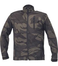 Pánska softshell bunda CRAMBE CRV camouflage