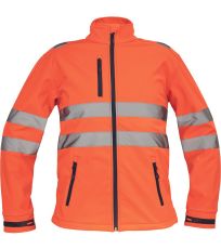 Pánska HI-VIS softshellová bunda MURCIA Cerva oranžová
