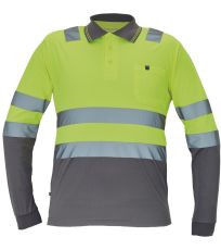Pánska HI-VIS polokošeľa LEON Cerva