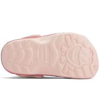 Detské sandály LITTLE FROG COQUI Candy pink glitter